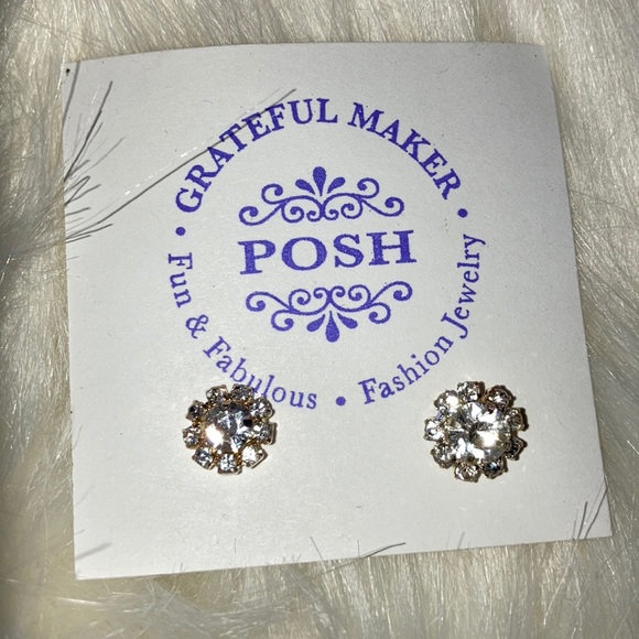 Brand New Faux Diamond Earrings